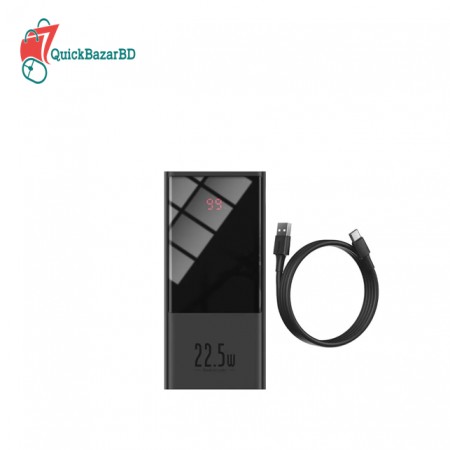 Baseus 10000mAh Super Mini Digital Display 22.5W Quick Charge Power Bank