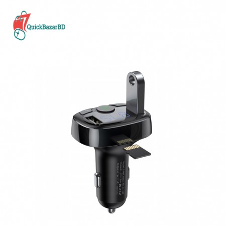 Car Charger Baseus T Typed Wireless MP3 Car Charger (PPS Quick Charger-EU) Black