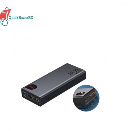 Baseus 22.5W Adaman 30000mAh Metal Digital Display Power Bank Quick Charge