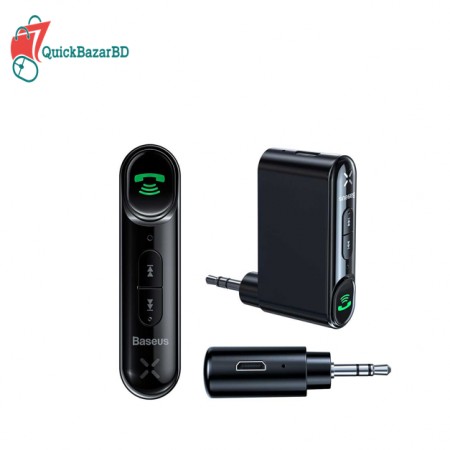 Baseus Car Aux Bluetooth 5.0 Adapter Wireless 3.5mm Audio Receiver For Auto Bluetooth Headphone