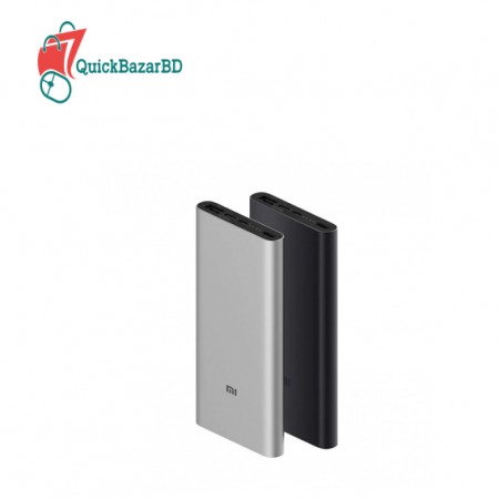 Original Xiaomi Mi Power Bank 10000mAh (Version-3) 18W Quick Charge Powerbank