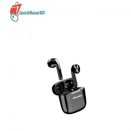 AWEI TWS T28P TWS Earphone LED Display With Microphone And Earbuds For IPhone & Android