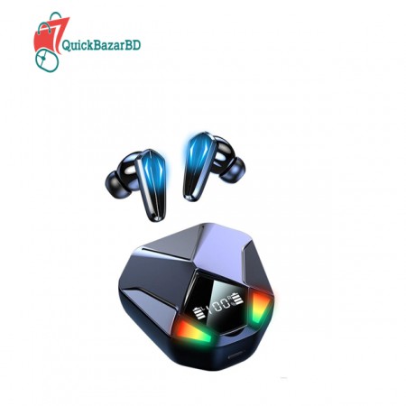 New X6 TWS True Wireless Esports Gaming Earbuds 5.1 Bluetooth Low Latency 9D Stereo Earphones