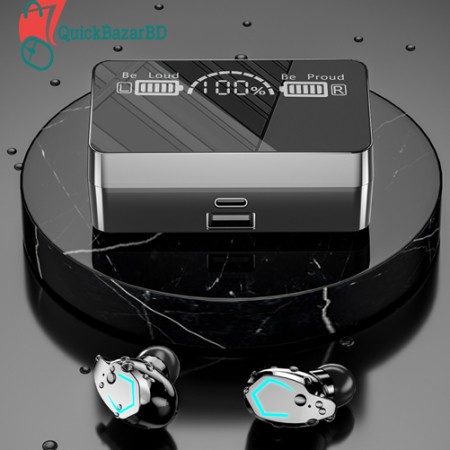 TWS X3 Bluetooth 5.2 Wireless Earbuds 9D Stereo Sports Waterproof Earphones With Charging Box