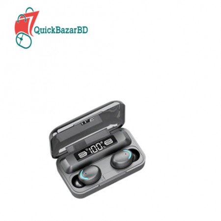 BTH-F9-5 TWS Bluetooth 5.0 Sports Earphone Waterproof Headset with Mic LED Display