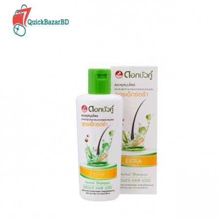 Dok Bua Ku Original Reduce Hair Loss Herbal Shampoo 300ml
