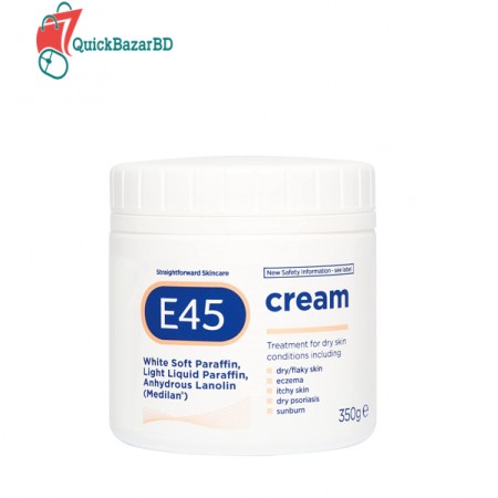 E45 Dermatological Cream for Dry Skin 350g