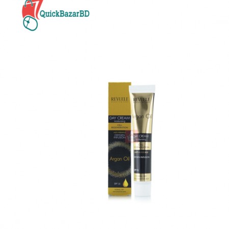 Revuele Argan Oil Antiwrinkle Moisutizing Day Cream Spf15 Cell Regeneration Oxygen Infusion Normal Dry And Sensitive Skin  (50 ml)