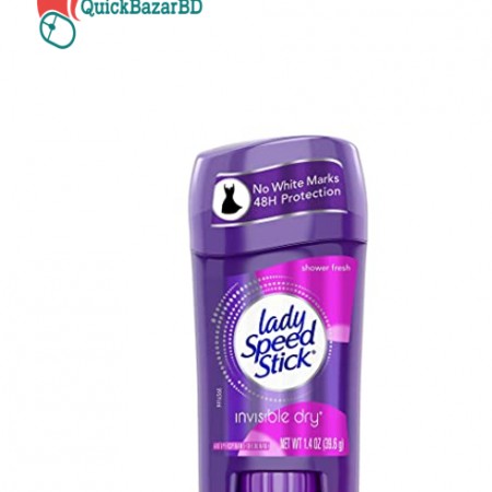 Lady Speed Stick Anti-Perspirant & Deodorant, Invisible Dry, Shower Fresh, 1.4 oz