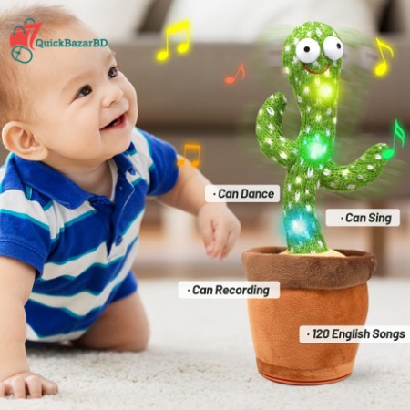Lovely Dancing Talking Cactus Toy