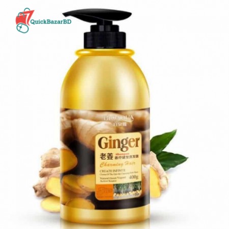 BIOAQUA GINGER HAIR SHAMPOO CHARMING HAIR NOURISHING OIL CONTROL HAIR CARE 400G