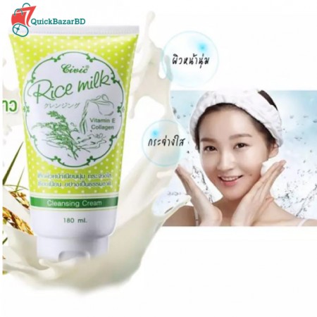 CIVIC Rice Milk Cleansing Cream 180ml