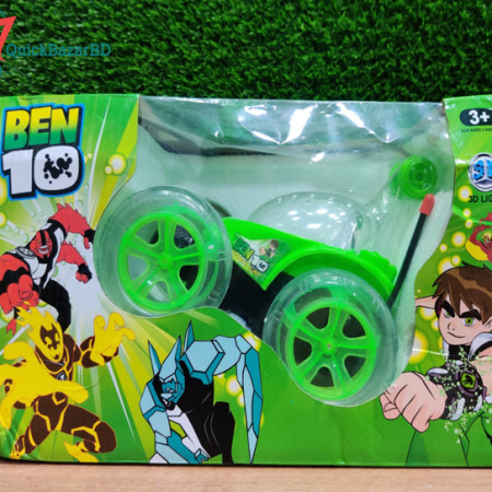 Rechargeable Ben 10 Stunt Car Remote Control Car