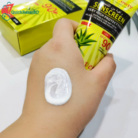 PRETTY COWRY Back To Nature Expert Sun Care Vitamin C Face Sunscreen Cream Sunblock SPF 90+/PA+++