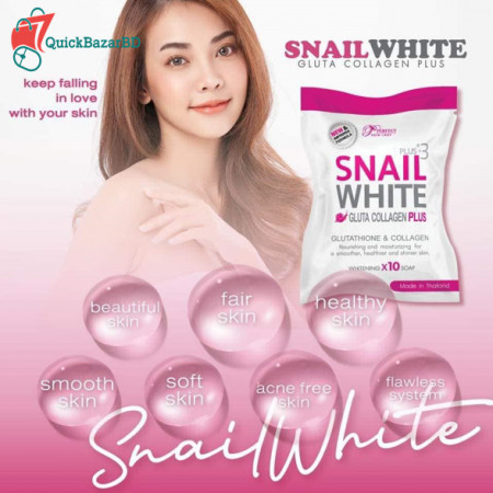 Snail White Gluta Collagen Plus+3 Whitening Soap