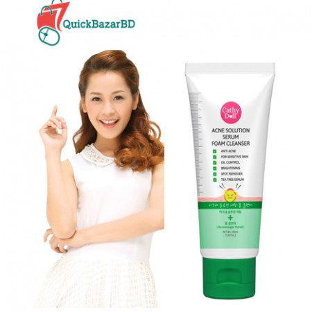 ACNE SOLUTION SERUM FOAM CLEANSER