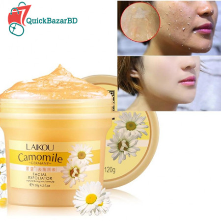 LAIKOU EXFOLIATOR CREAM SCRUB CUTIN FACIAL EXFOLIATING MOISTURIZING BODY DEAD SKIN REMOVAL GEL-120g