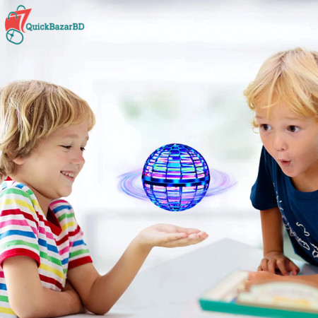 FLYNOVA Pro Flying Ball Boomerang Magic Light Drone Spinner Toy For Kids