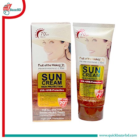 Fruit Of The Wokali Sun Cream SPF-70