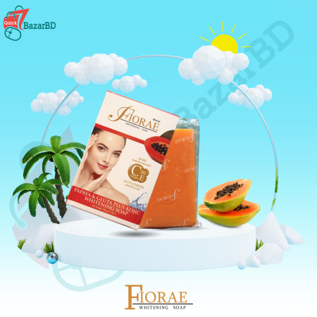 Fiorae Papaya and Gluta Plus Kojic Whitening Soap 165g