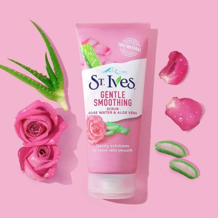 St. Ives Gentle Smoothing Rose Water and Aloe Vera Scrub 170g