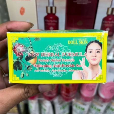 KYL/ORGANIC DOLL SKIN NEW HERBAL FORMULA Whitening Anti-Freckle Set