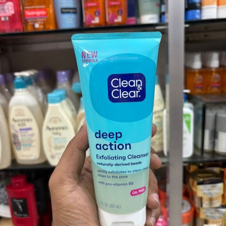 Clean & Clear Deep Action Exfoliating Cleanser-207ml