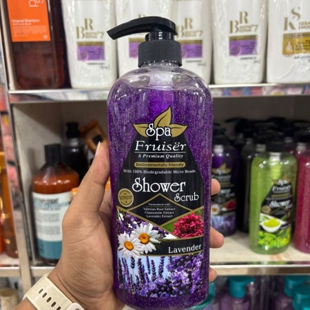Fruiser Spa Lavender Shower Scrub-730ml