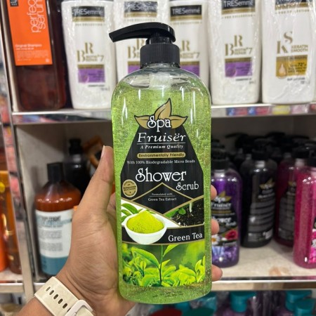 Fruiser Spa Green Tea Shower Scrub-730ml