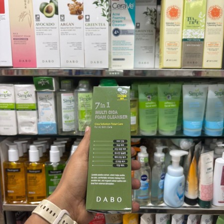 Dabo 7 in 1 Multi Cica Foam Cleanser 180ml