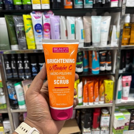 Beauty Formulas Brightening Vitamin C Micro Polishing facial scrub 150ml