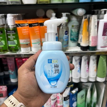 Hadalabo Gokujun Hyaluronic Foam Face Wash 160ml