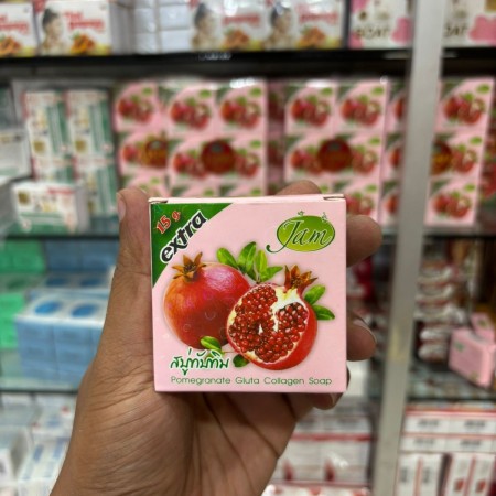 Jam Pomegranate Gluta Collagen Soap