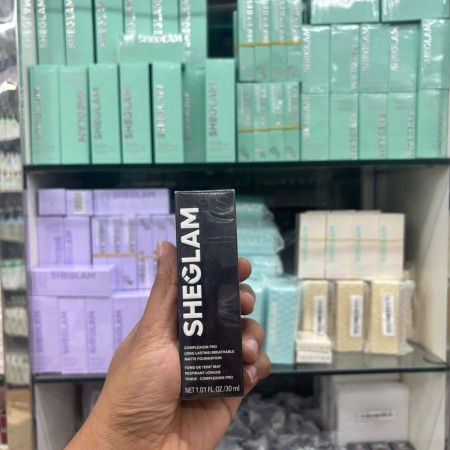 SHEGLAM Complexion Pro Long-Lasting Breathable Matte Foundation – Shade: Wheat-30ml