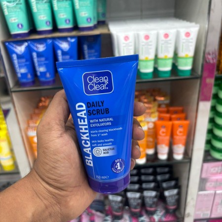 Clean & Clear Blackhead Daily Scrub with Natural Exfoliators & Salicylic Acid-150ml