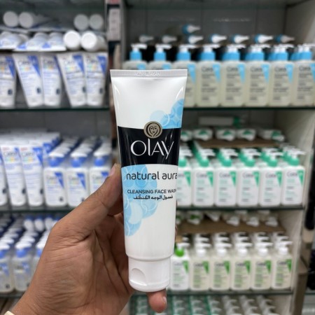 OLAY NATURAL AURA CLEANSING FACE WASH-100ML