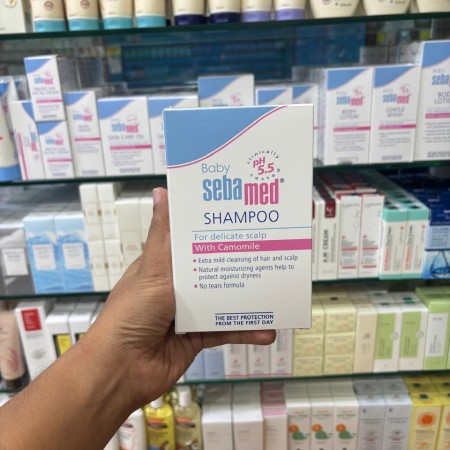 Sebamed Baby Shampoo for Delicate Scalp (pH 5.5, 250 ml) Made in Germany