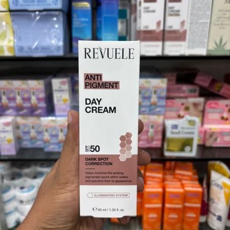 REVUELE ANTI PIGMENT DAY CREAM TINTED SPF 50 (40ml)
