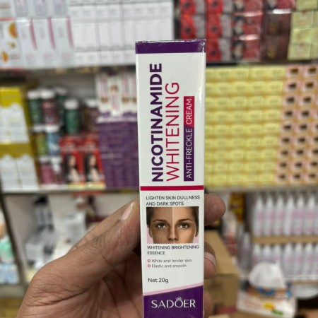 SADOER Whitening and Freckle Removal Cream Moisturizing and Fading Niacinamide Cream-20gm
