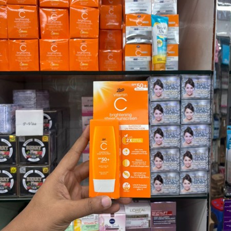Boots Vitamin C Brightening Sheer Sunscreen SPF50+ PA++++ 30ml