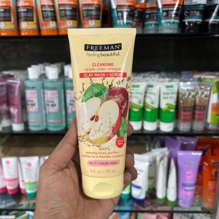 Freeman Feeling Beautiful Apple Cider Vinegar Clay Mask + Scrub 175ml
