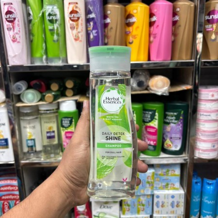 Herbal Essences Daily Detox Shine Shampoo (White Tea & Mint Essences) 400ml