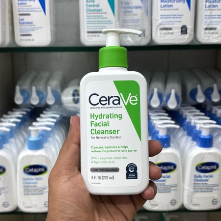CeraVe Hydrating Facial Cleanser (Normal to Dry Skin)-236 ml