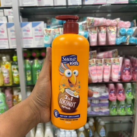 Suave Kids 3-in-1 Coconut Splash (700ml)
