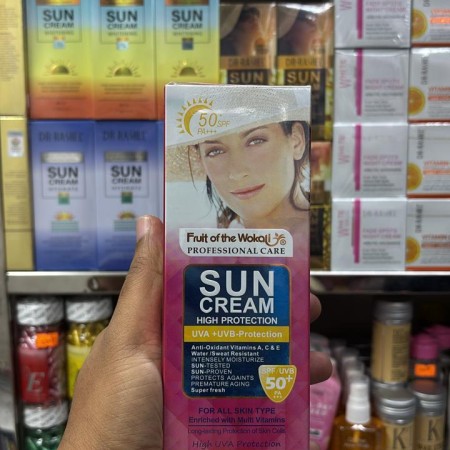 Fruit Of The Wokali High Protection Sunscreen Cream SPF 50