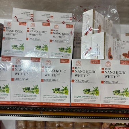 D-NE Nano Kojic White Gold Soap