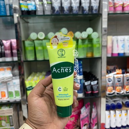 Mentholatum Acnes Whitening & Oil Control Cleanser 100ml
