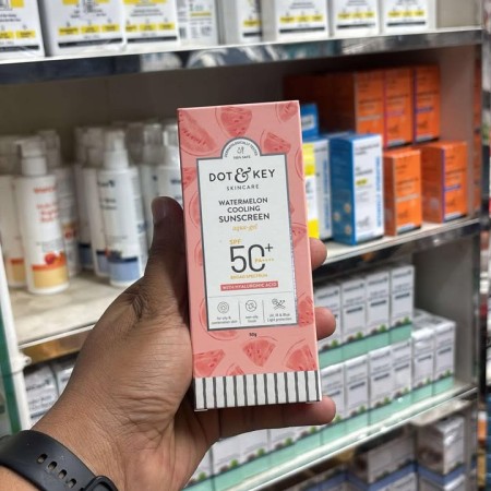 Dot & Key Watermelon Cooling Aqua Gel SPF 50+ Sunscreen 50g