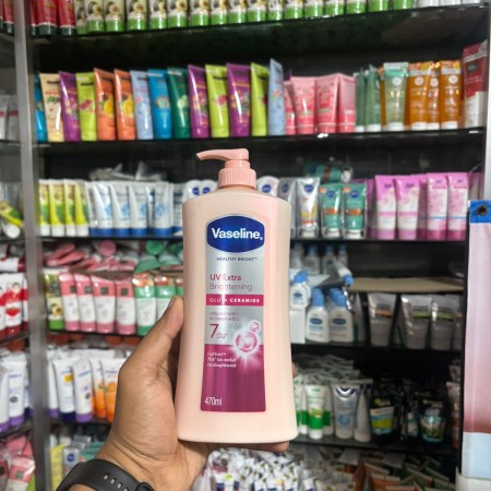 Vaseline Healthy Bright UV Extra Brightening Gluta Ceramide Body Lotion 470ml